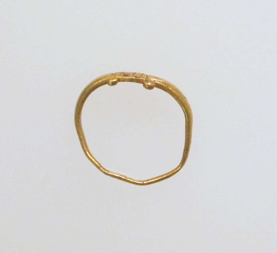 Ring, inscribed, Gold, Etruscan 