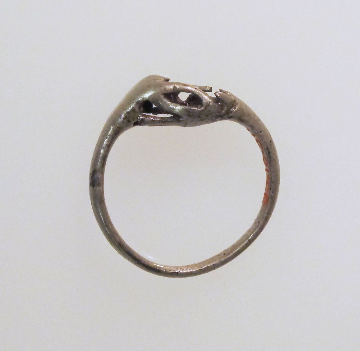 Ring, Silver, electrum 