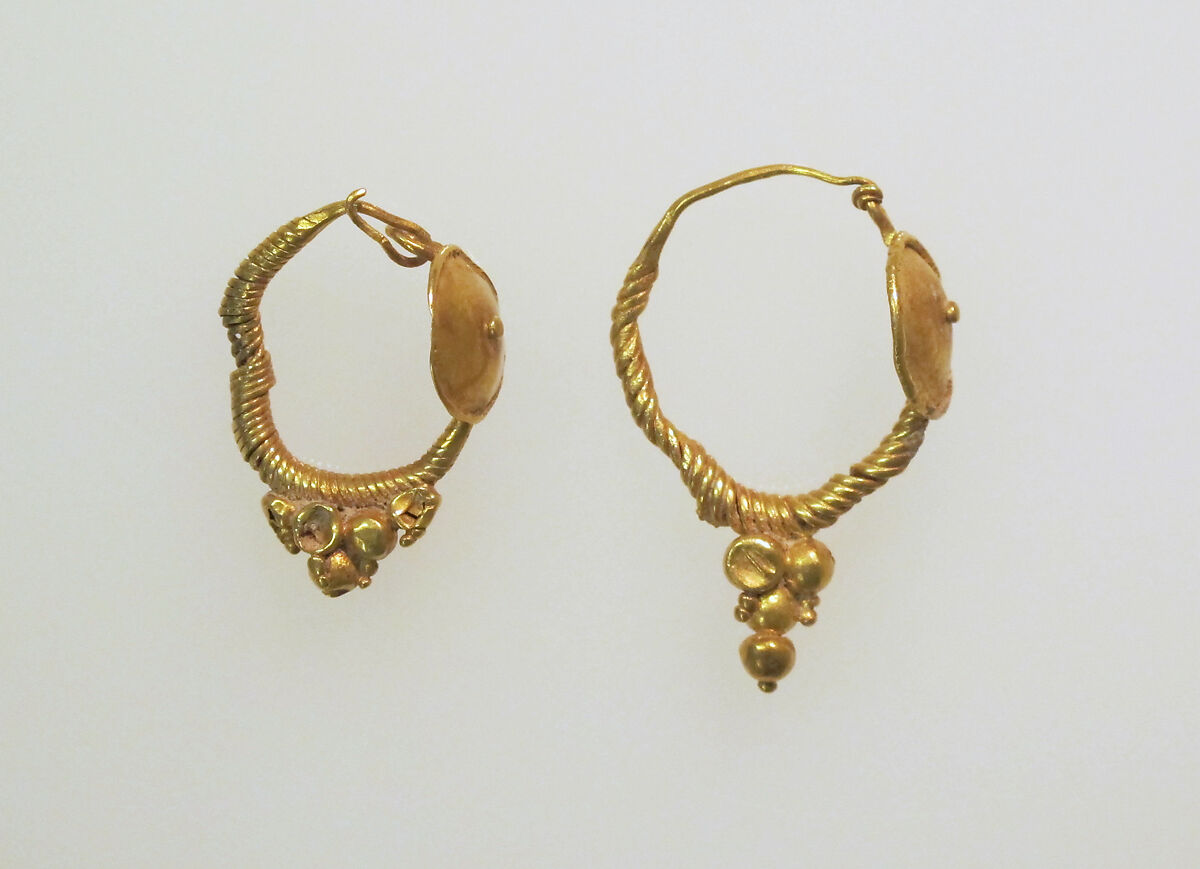 Earrings | Greek or Roman | Late Hellenistic | The Metropolitan Museum ...