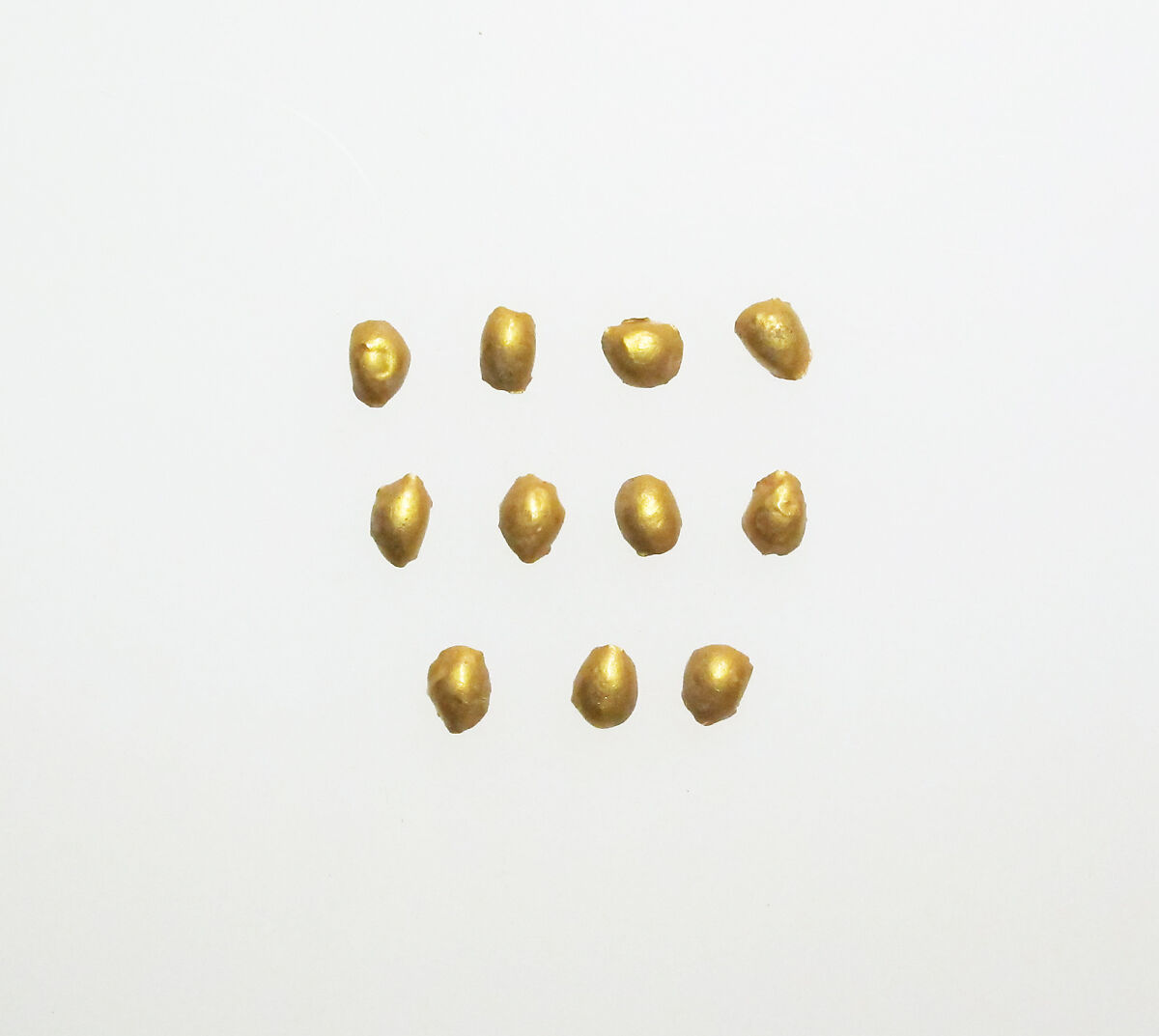 Bead ornaments, oval, 11, Gold, Roman 