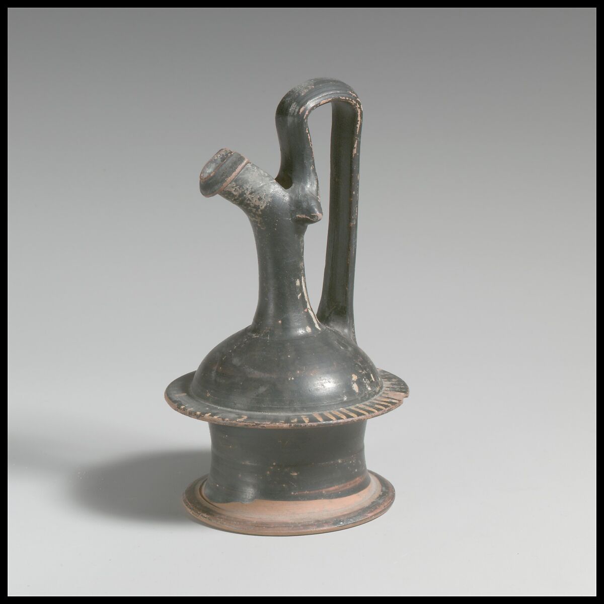 Epichysis, Terracotta, Greek, South Italian, Apulian