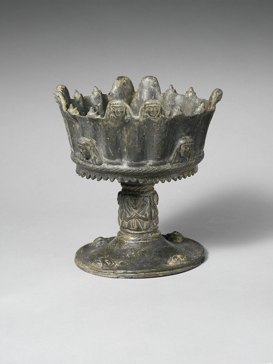 Terracotta chalice, Terracotta, Etruscan 