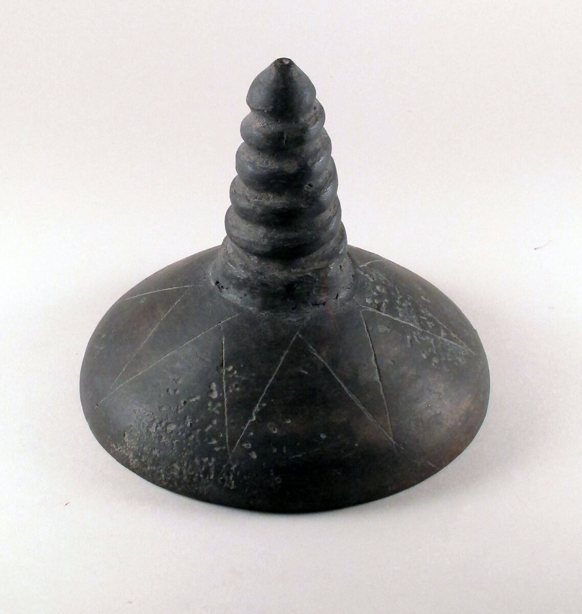 Amphora with lid, Terracotta, Etruscan