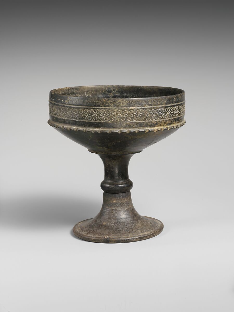 Terracotta chalice, Terracotta, Etruscan 