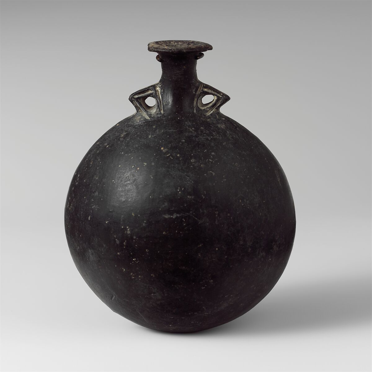 Terracotta flask, Terracotta, Etruscan 