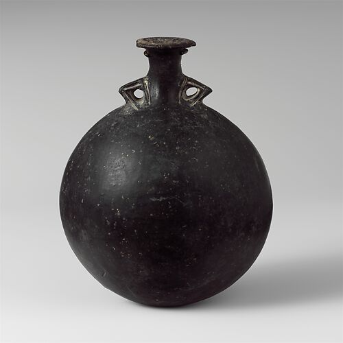 Terracotta flask
