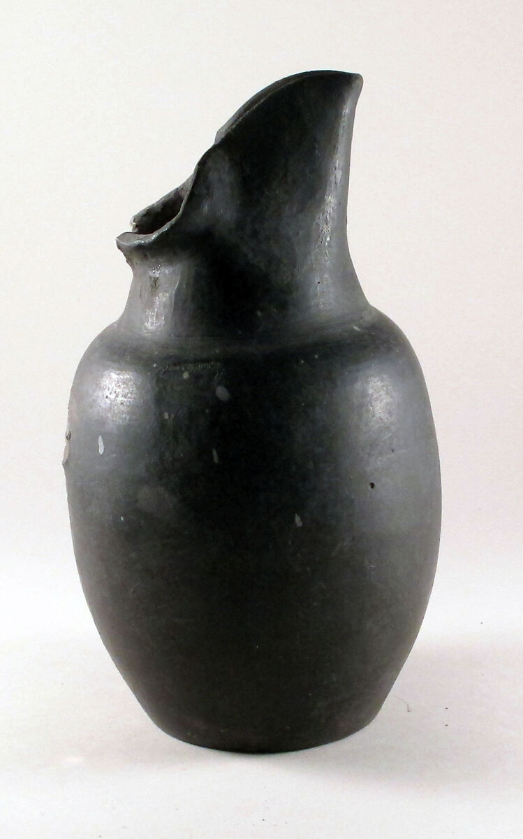 Oinochoe, Terracotta, Etruscan 