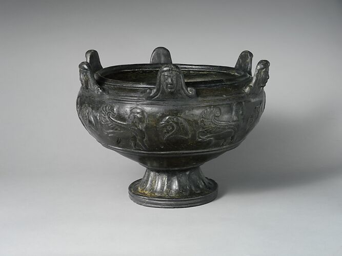 Terracotta krater (mixing bowl)