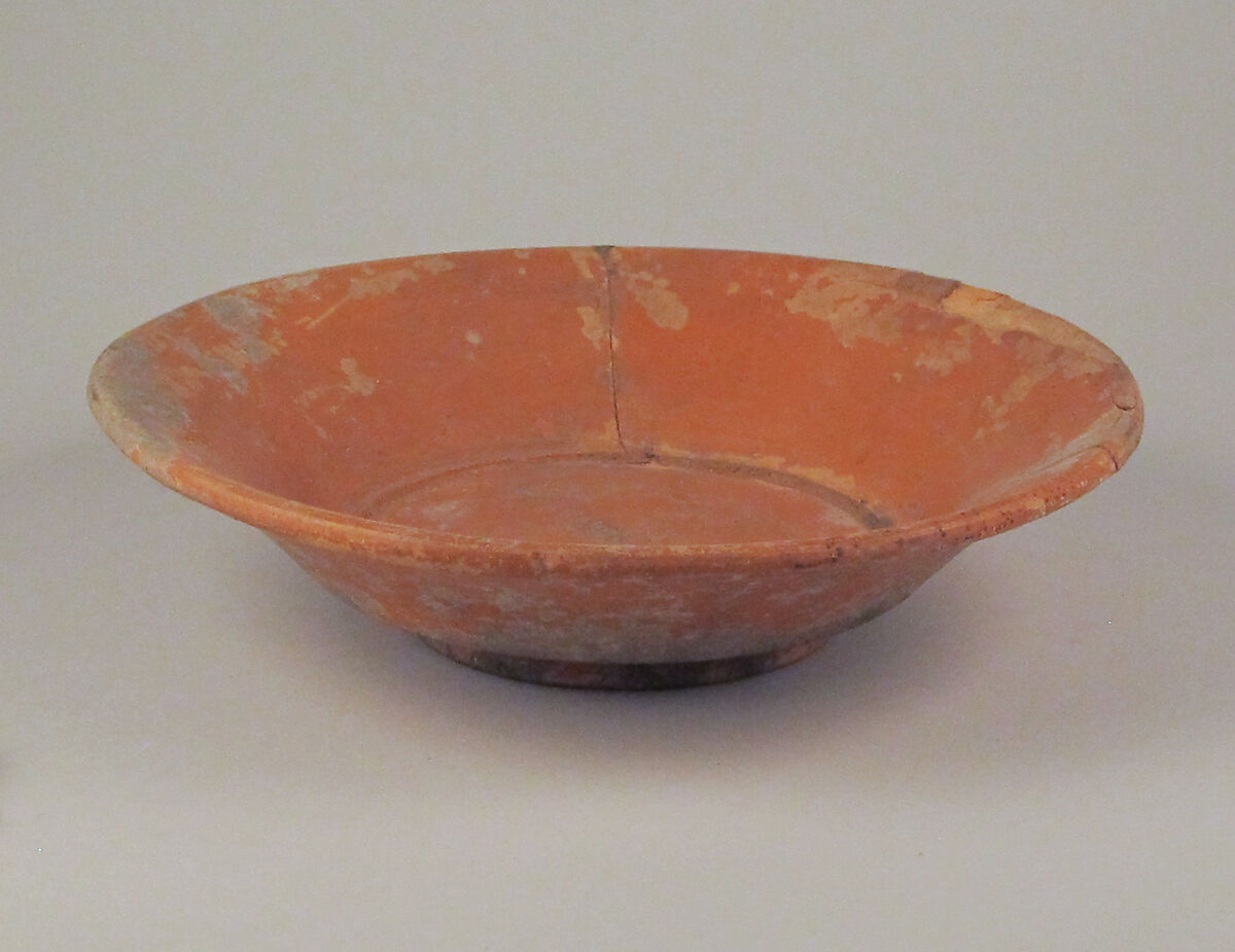 Plate, Terracotta, Roman 