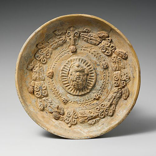 Terracotta phiale (libation bowl)