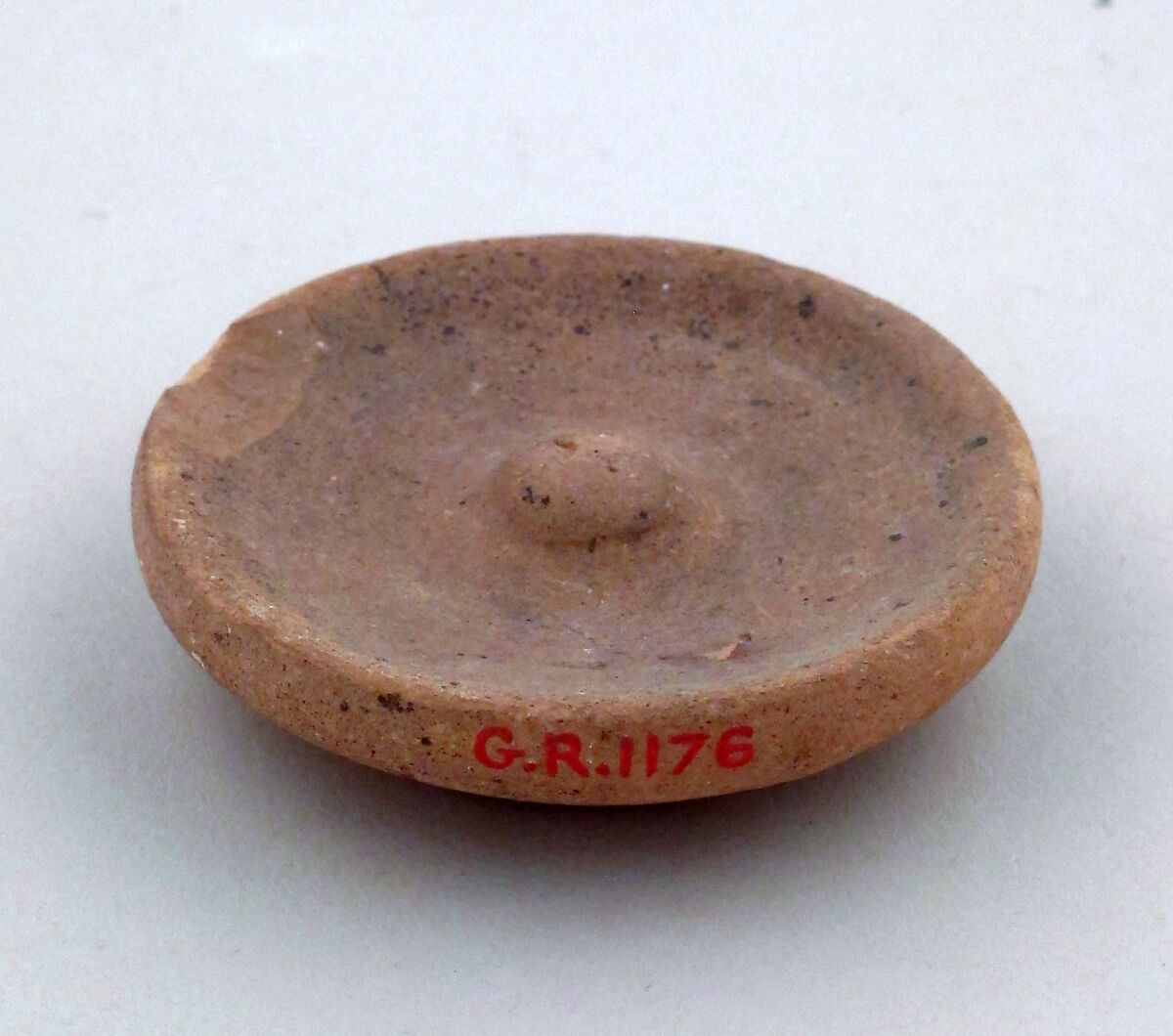 Phiale, miniature, Terracotta, Etruscan 