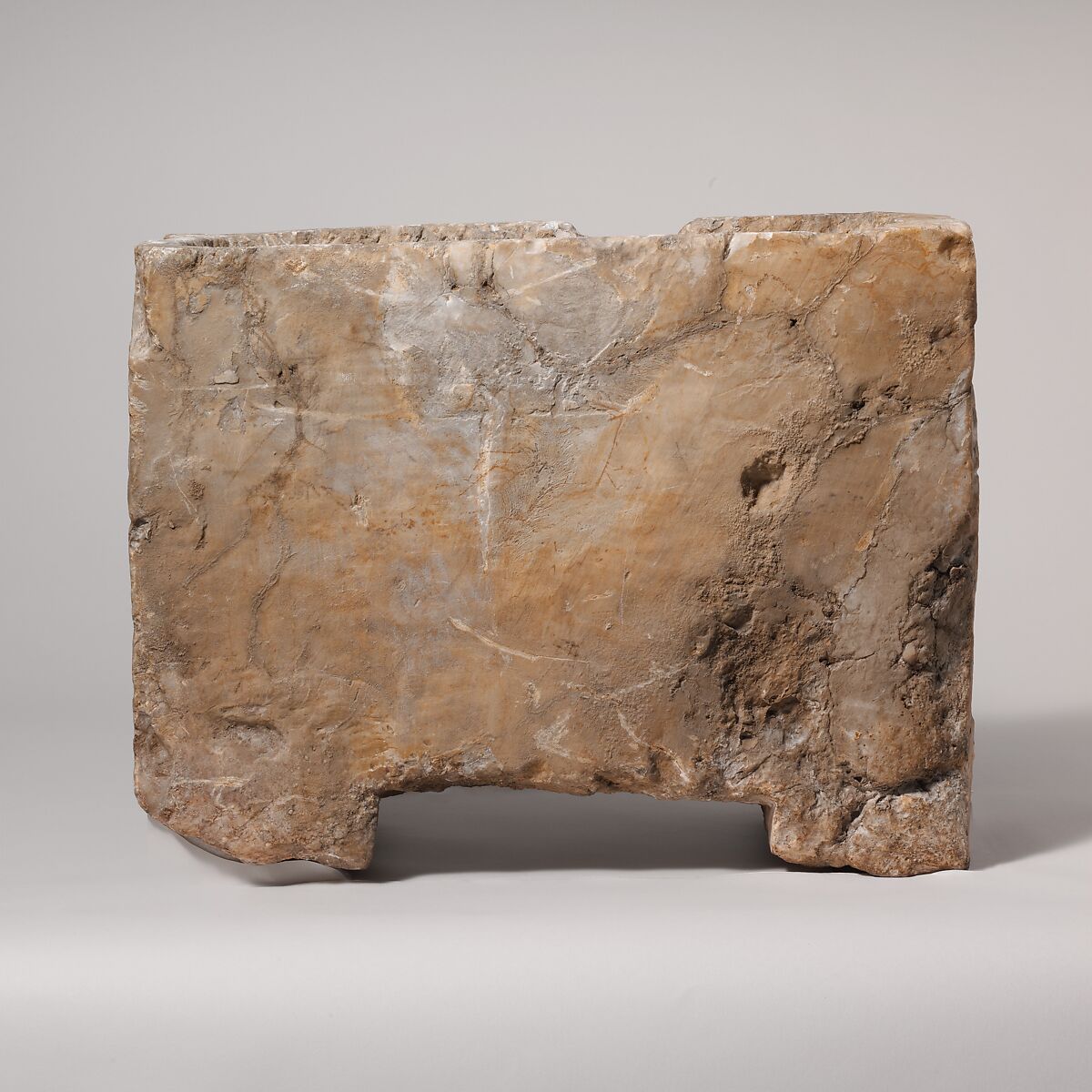 Alabaster cinerary urn, Alabaster, Etruscan