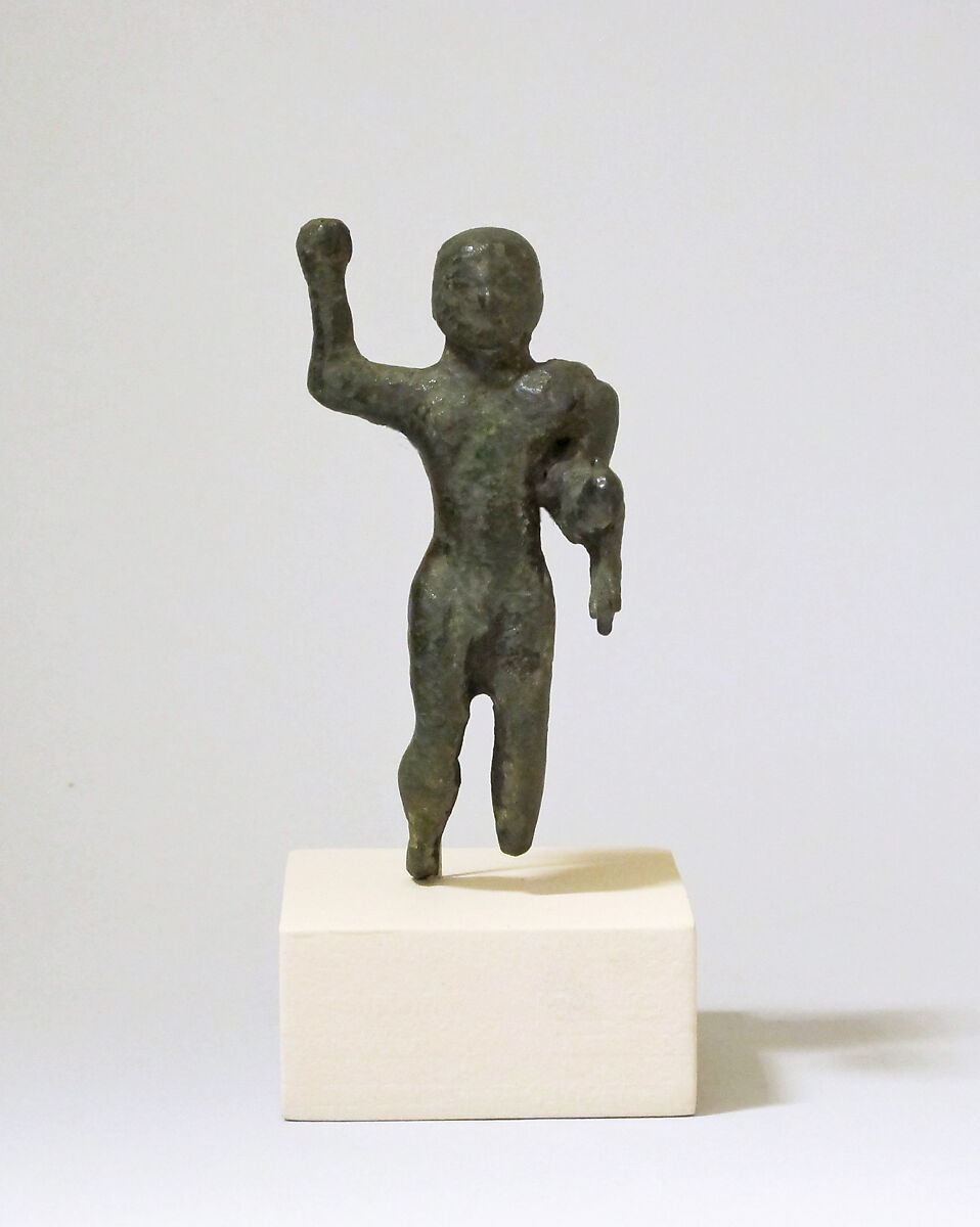 Bronze statuette of Herakles, Bronze, Italic 