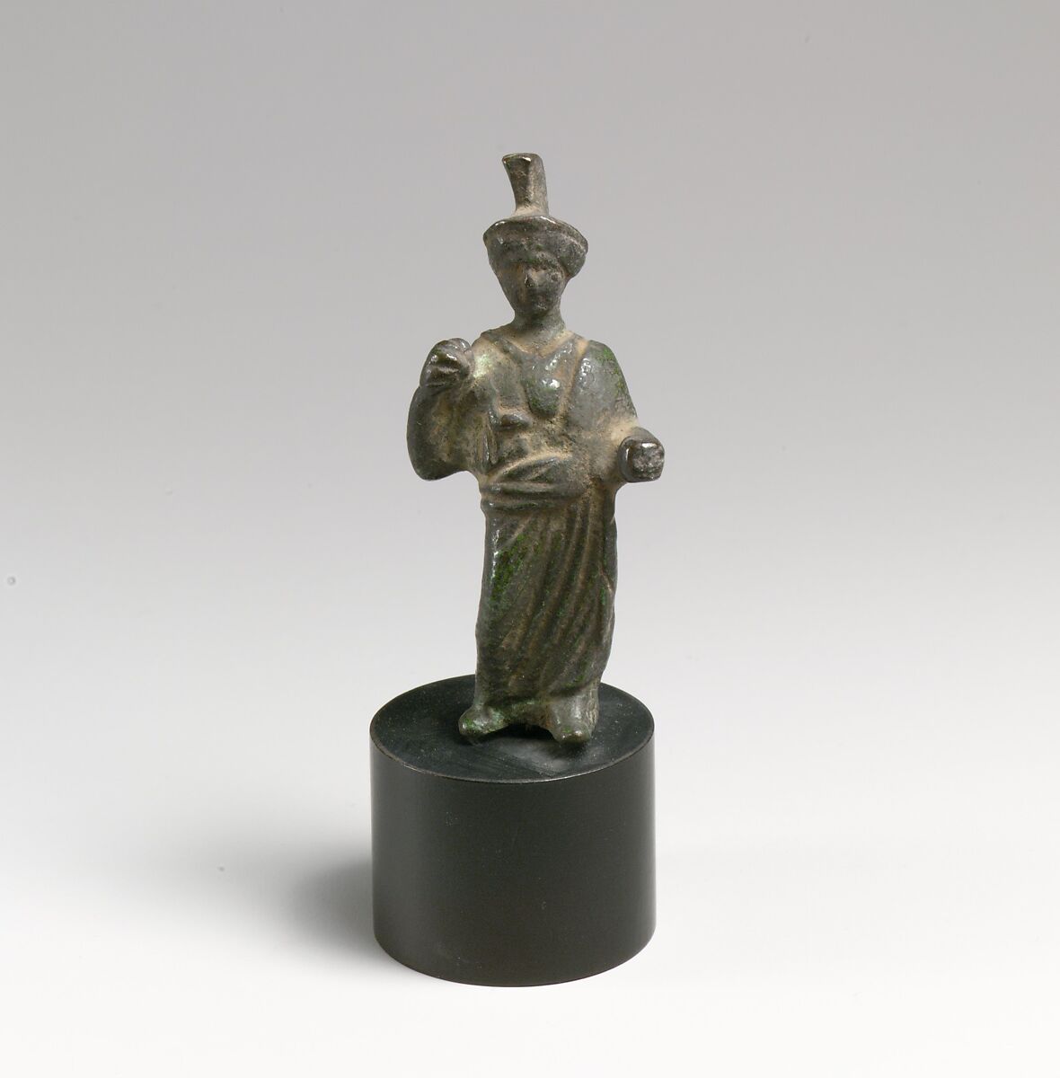 Bronze statuette of Minerva, Bronze, Roman 