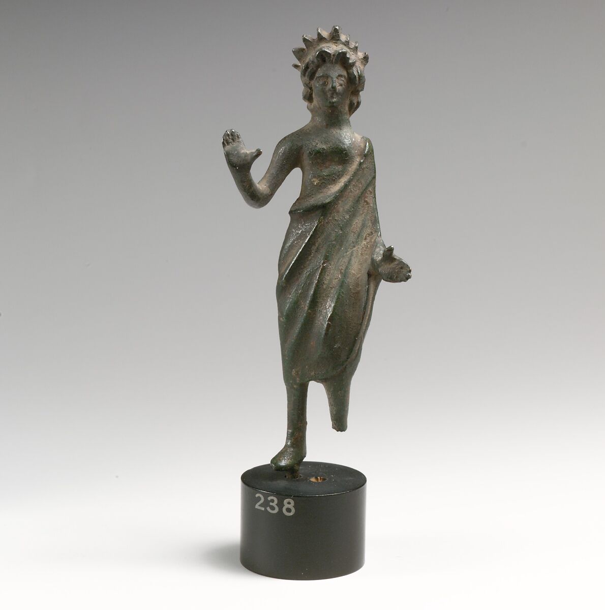 Statuette of a man ?, Bronze, Etruscan 