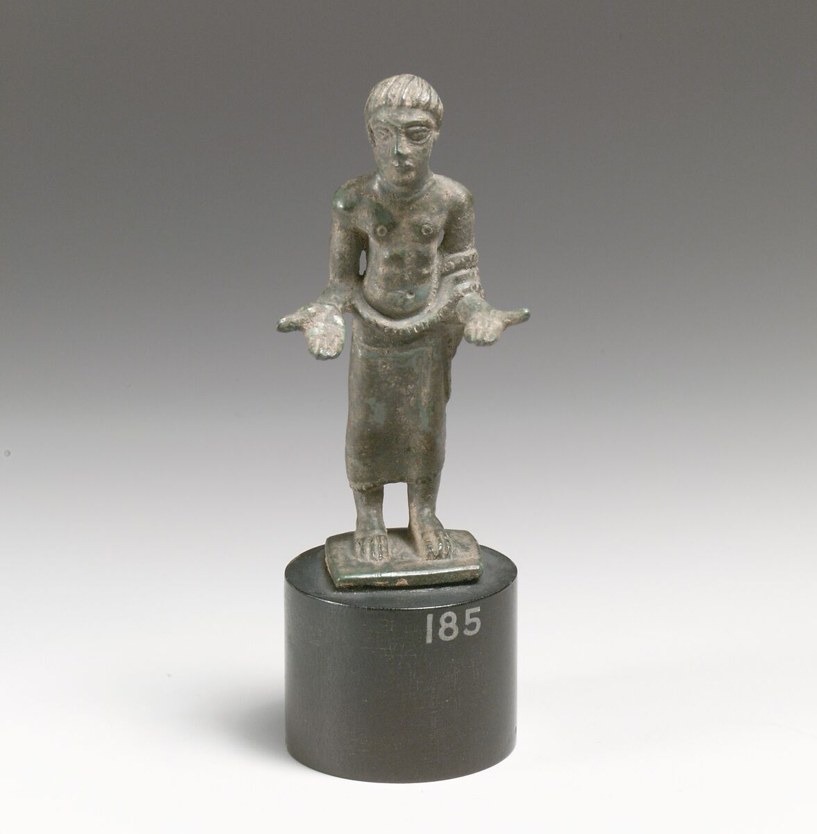 Statuette of a man, Bronze, Italic 