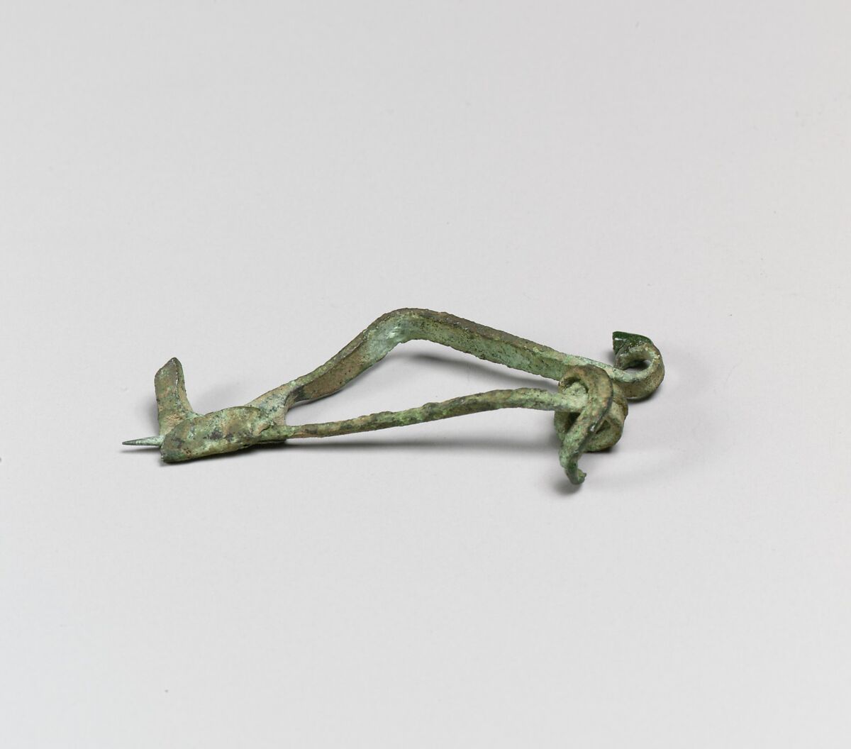 Fibula, La Tene type, Bronze, Italic 