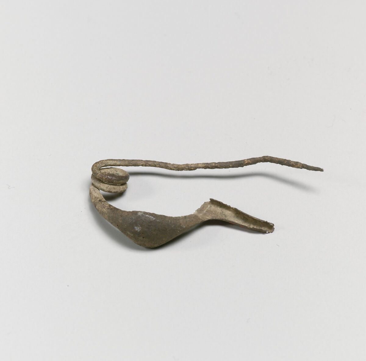 Fibula, boat-shaped type, Bronze, Italic 