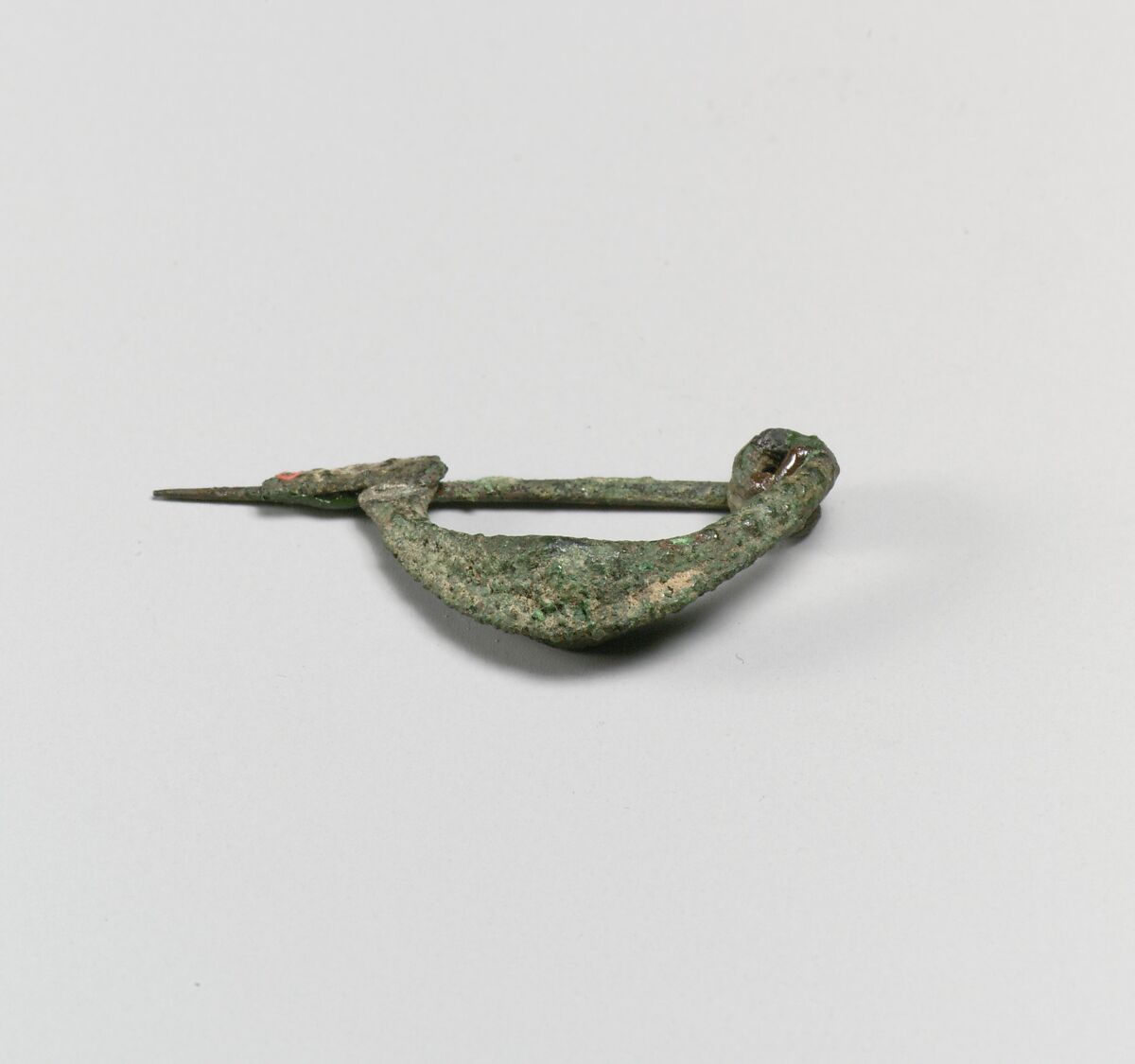 Fibula, boat-shaped type, Bronze, Italic 