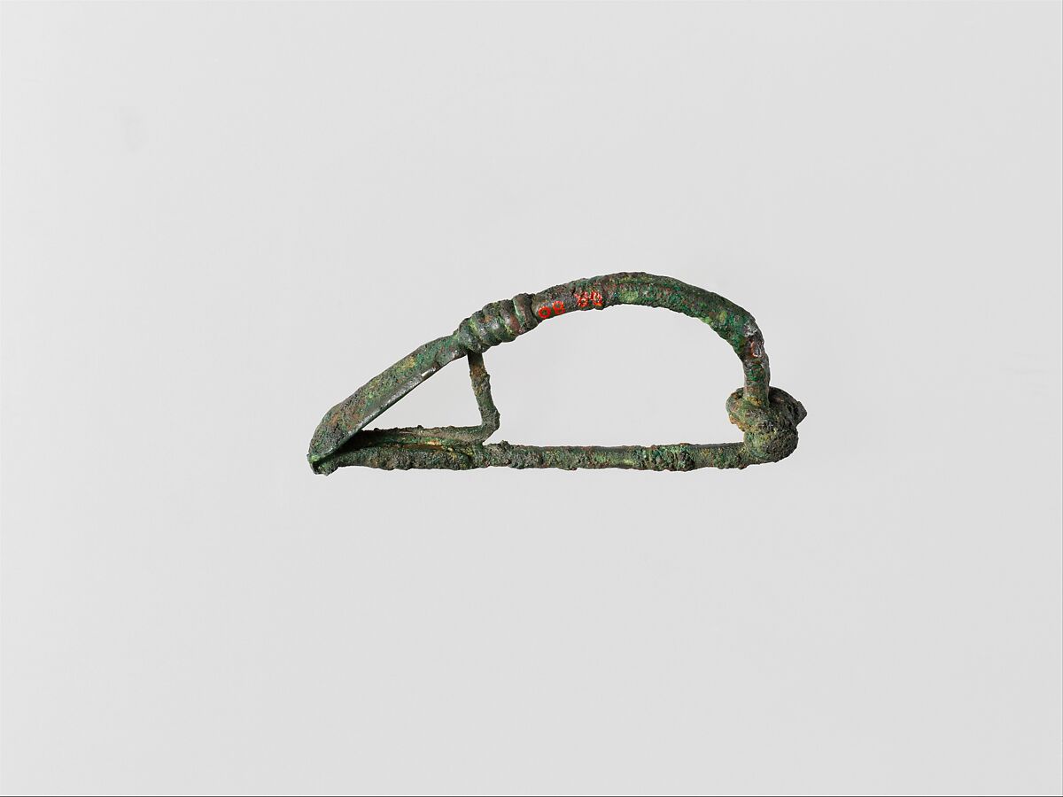 Fibula, Bronze, Etruscan