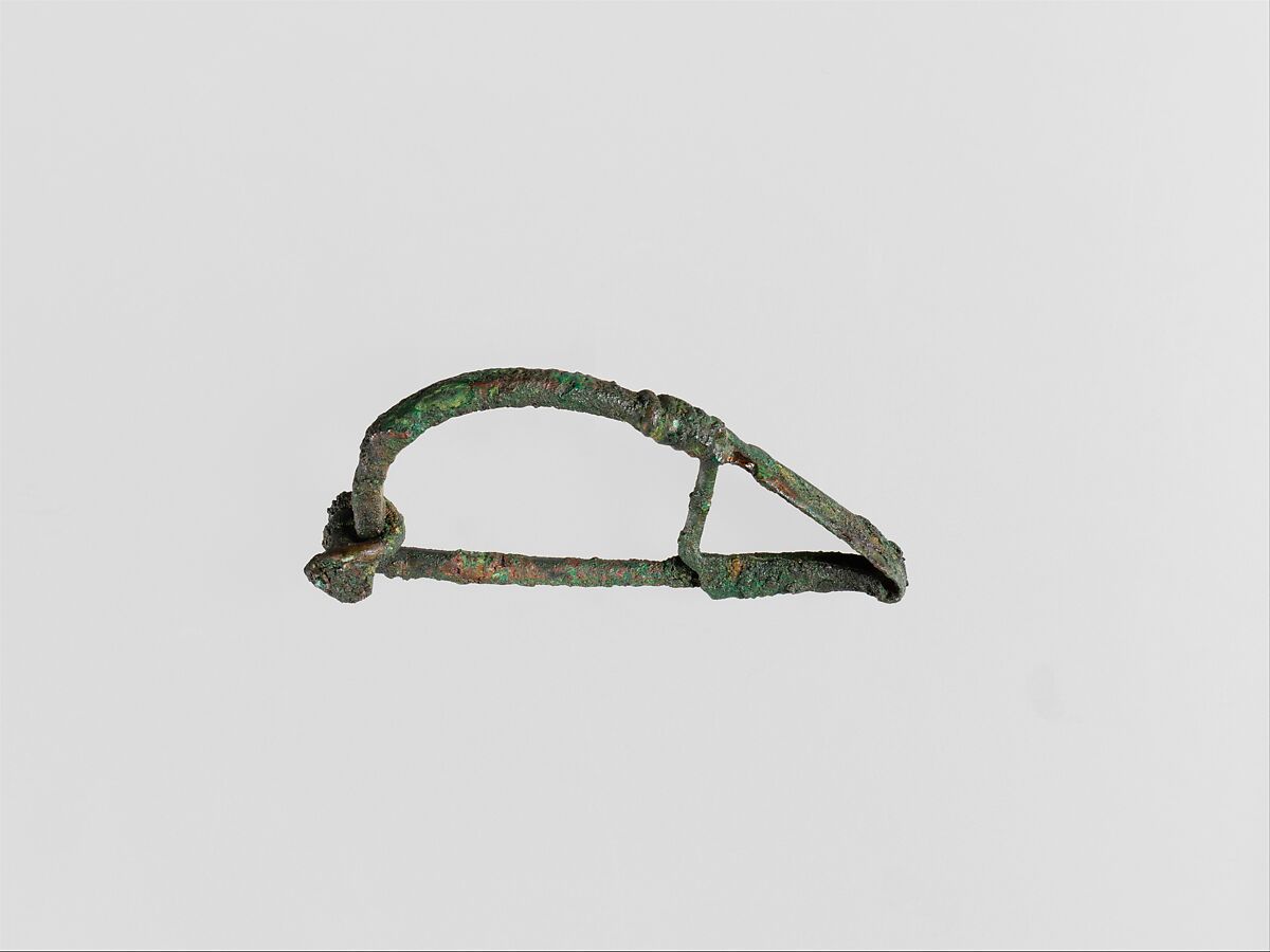 Fibula, Bronze, Etruscan 