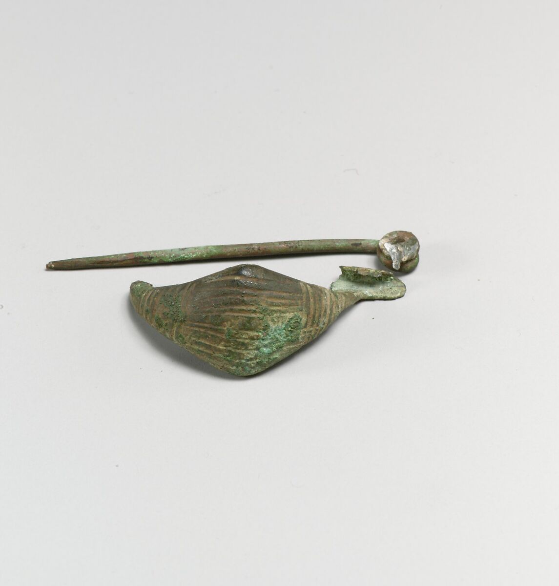 Fibula, boat-shaped type, Bronze, Itallic 