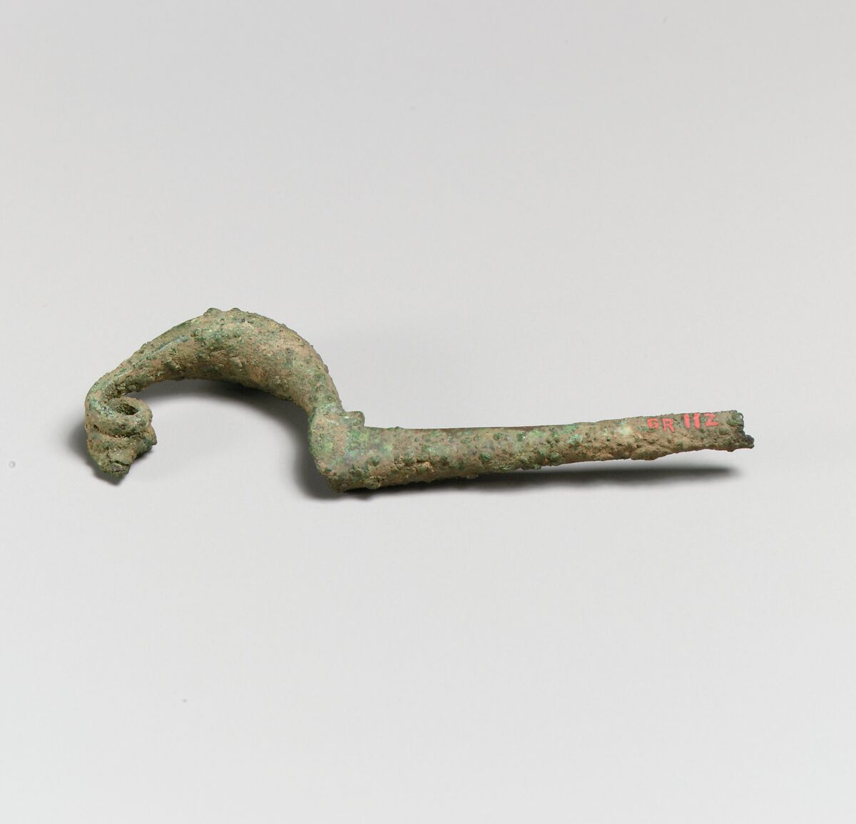 Fibula, boat-shaped type, Bronze, Italic 