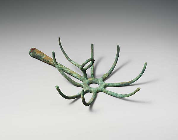Bronze torch-holder