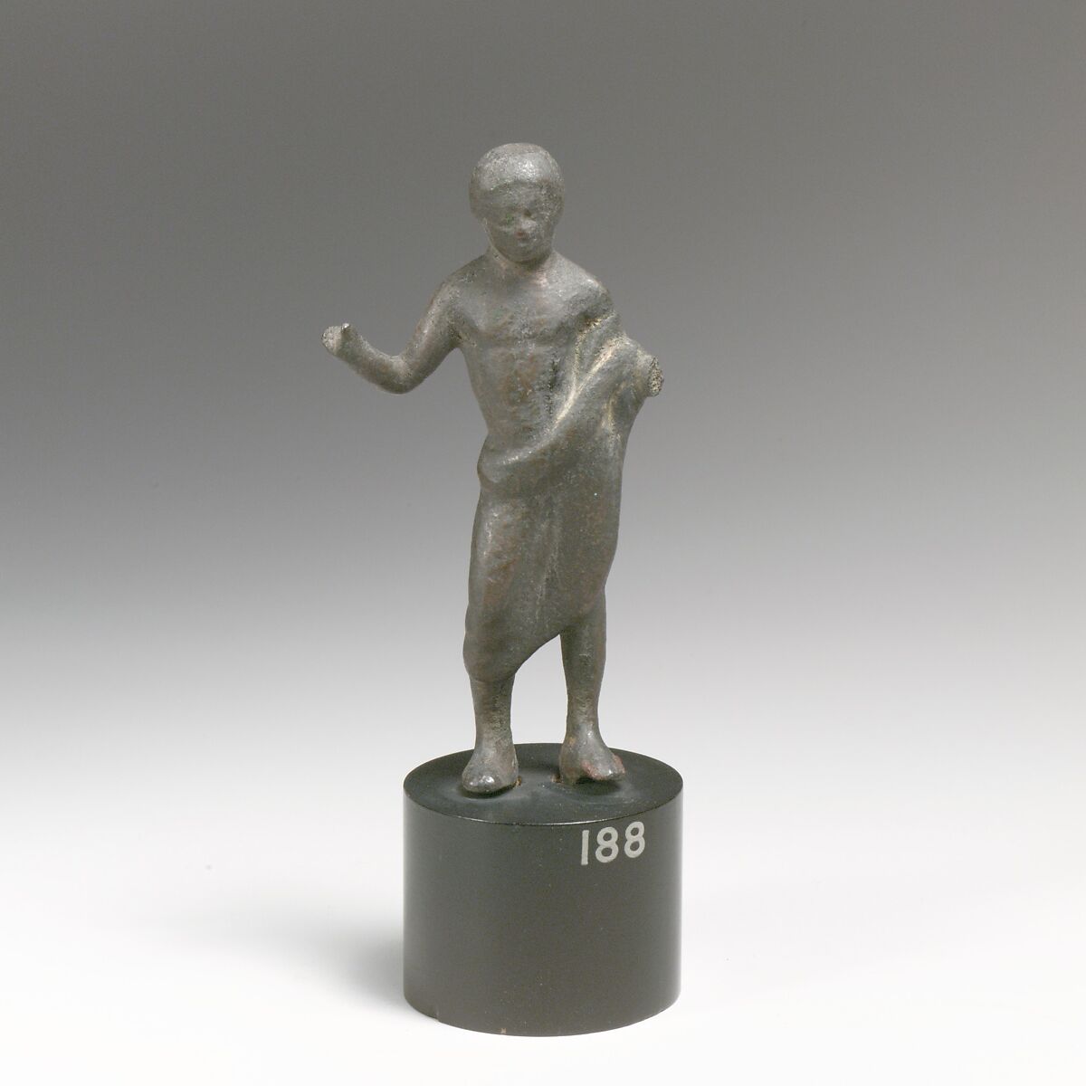 Statuette of a man, Bronze, Etruscan 