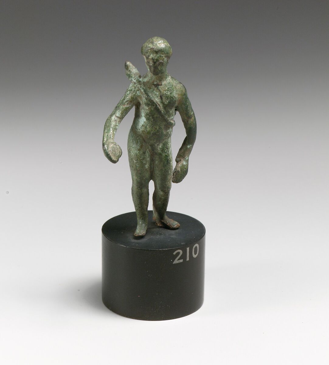 Bronze statuette of Apollo, Bronze, Roman 