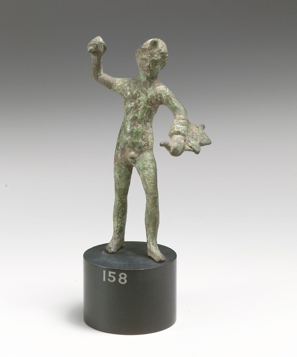 Bronze statuette of Herakles, Bronze, Italic 