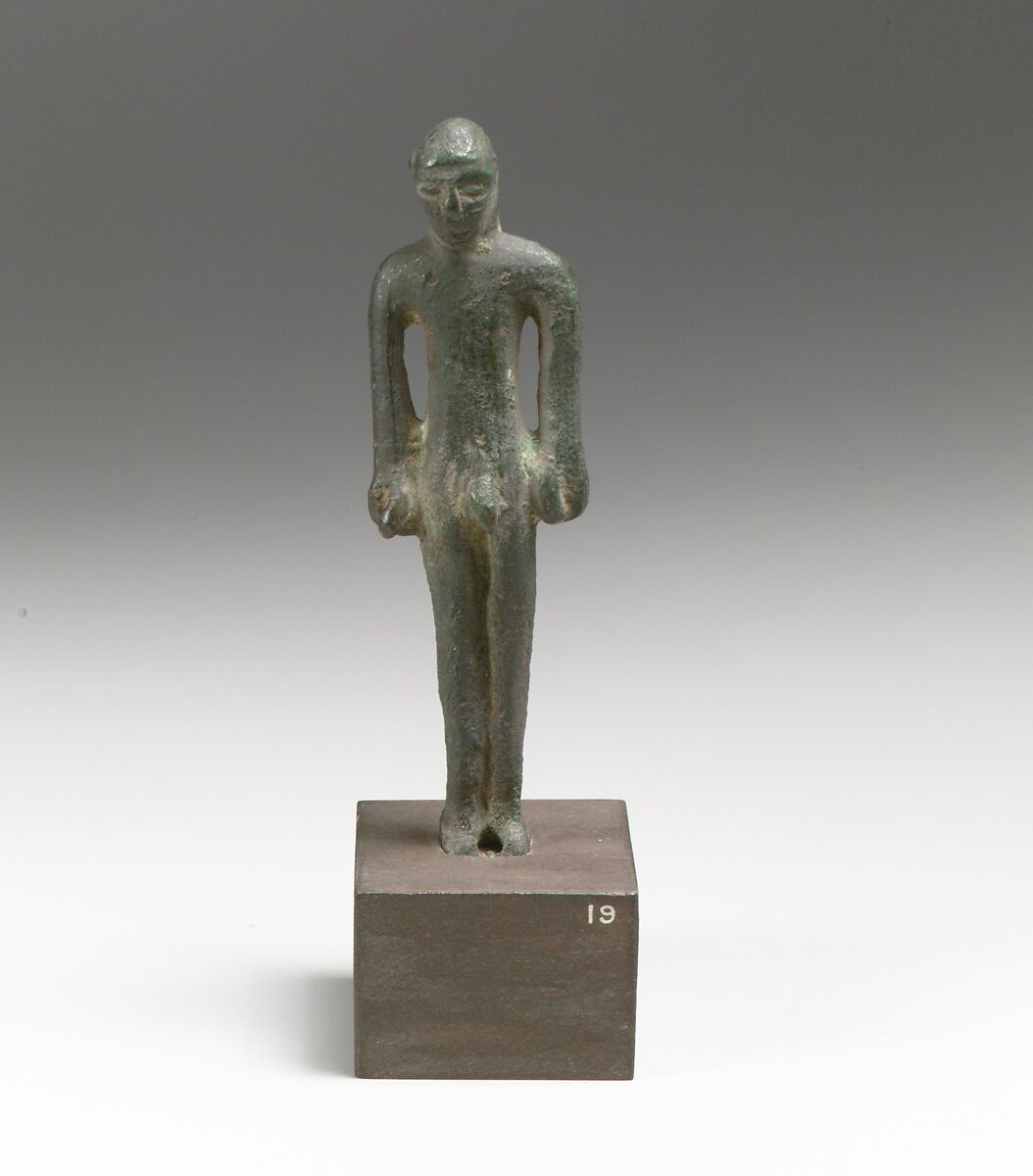 Statuette of a youth, Bronze, Etruscan 