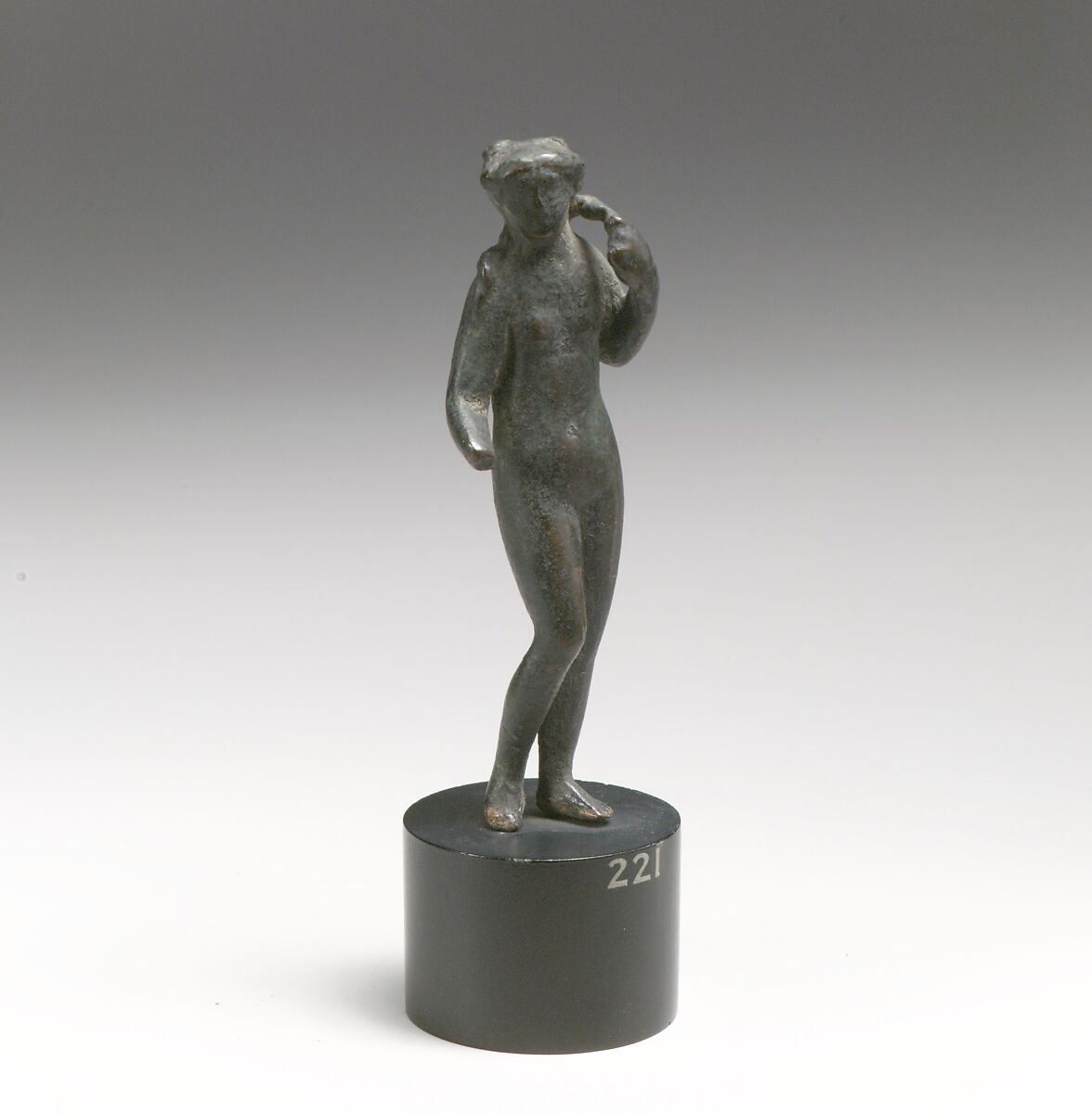 Bronze statuette of Venus, Bronze, Roman 