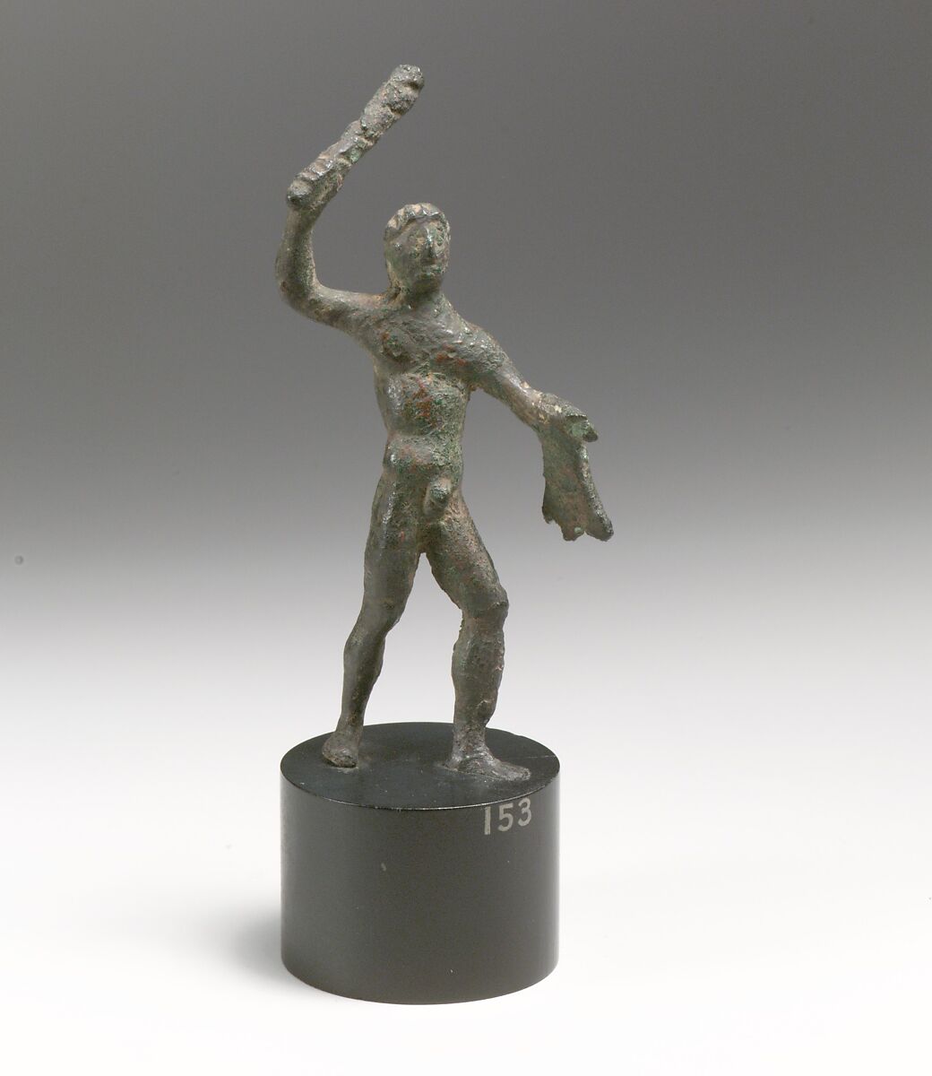 Bronze statuette of Herakles, Bronze, Italic 