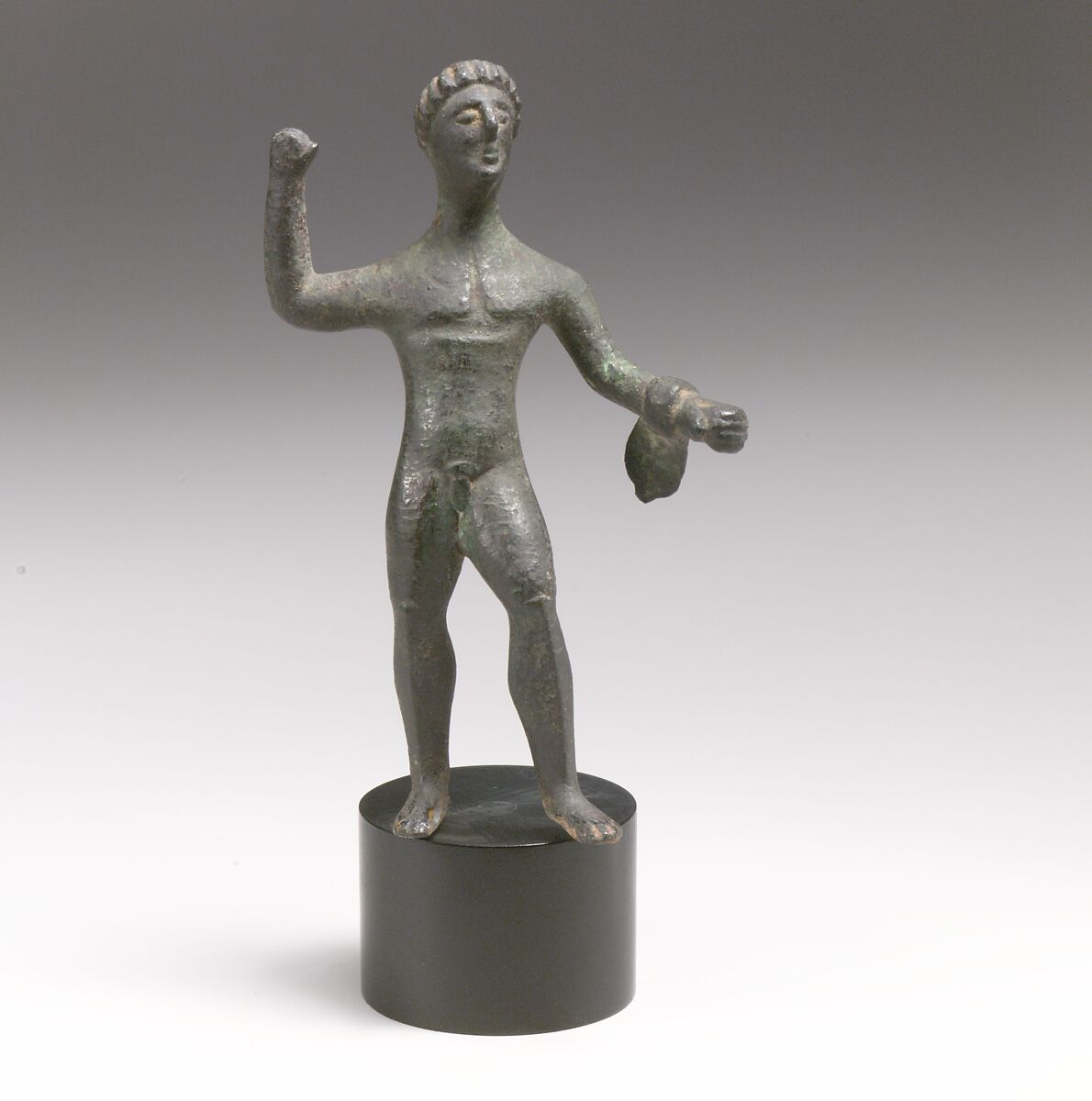 Bronze statuette of Herakles, Bronze, Italic 