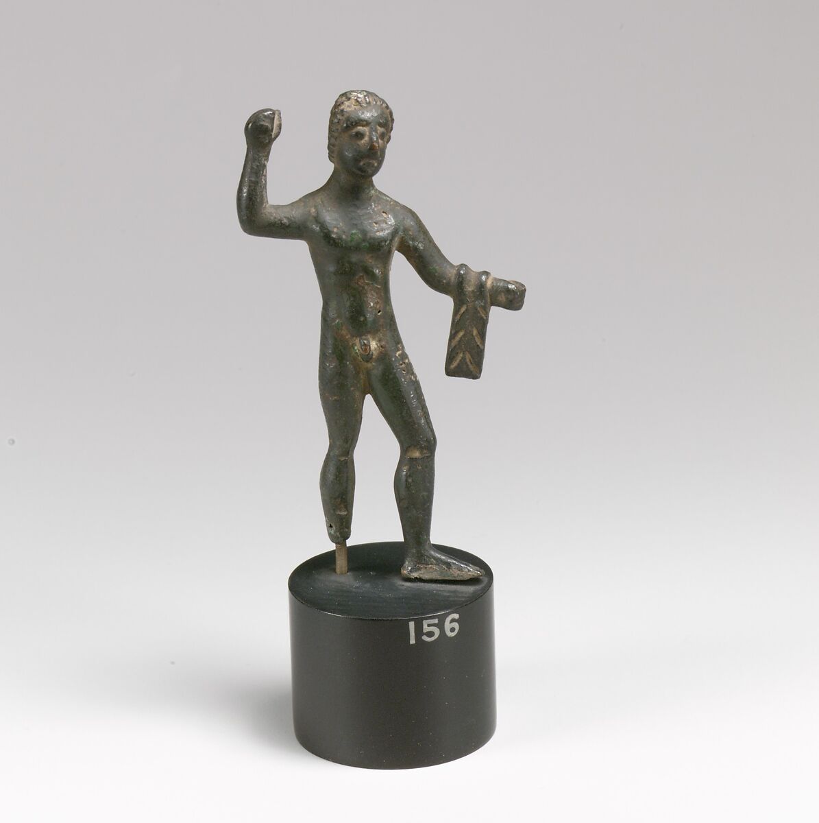 Bronze statuette of Herakles, Bronze, Italic 