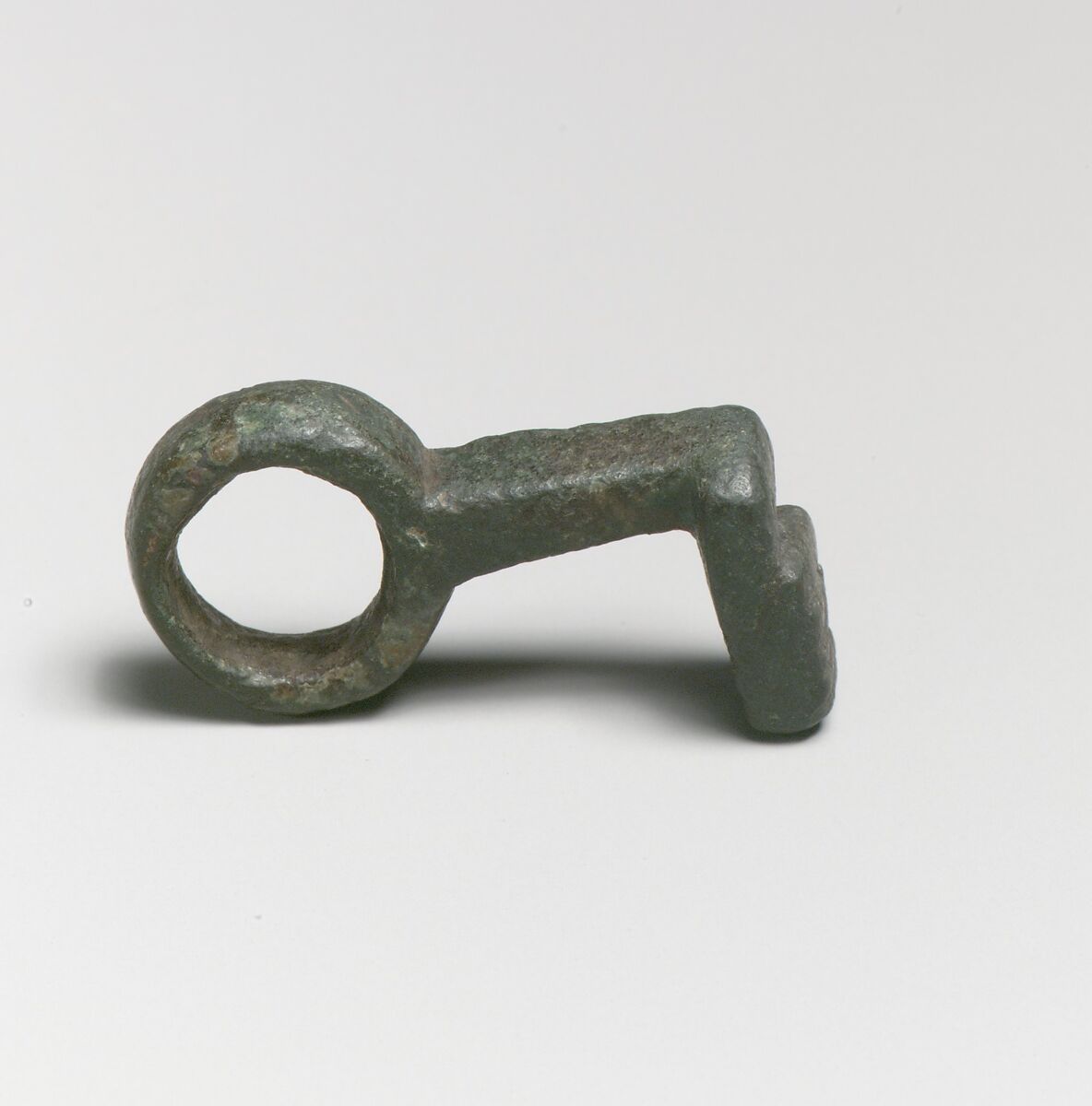 Bronze ring key, Bronze, Roman