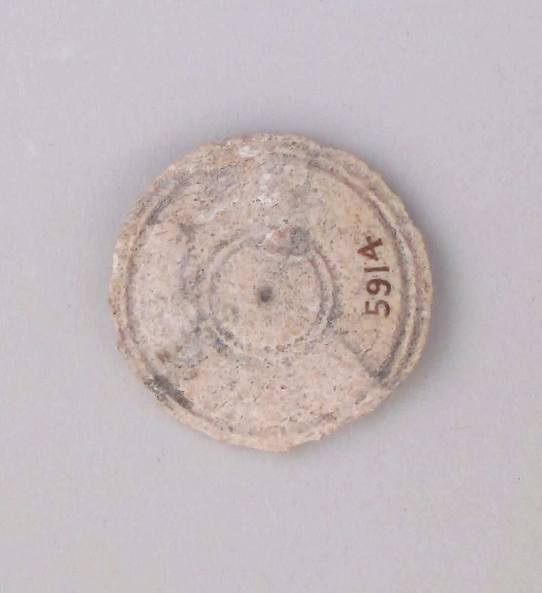 Disk or button, Ivory or bone