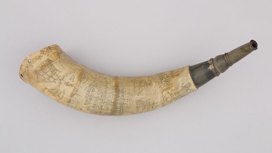 Powder Horn, American, Charleston, South Carolina