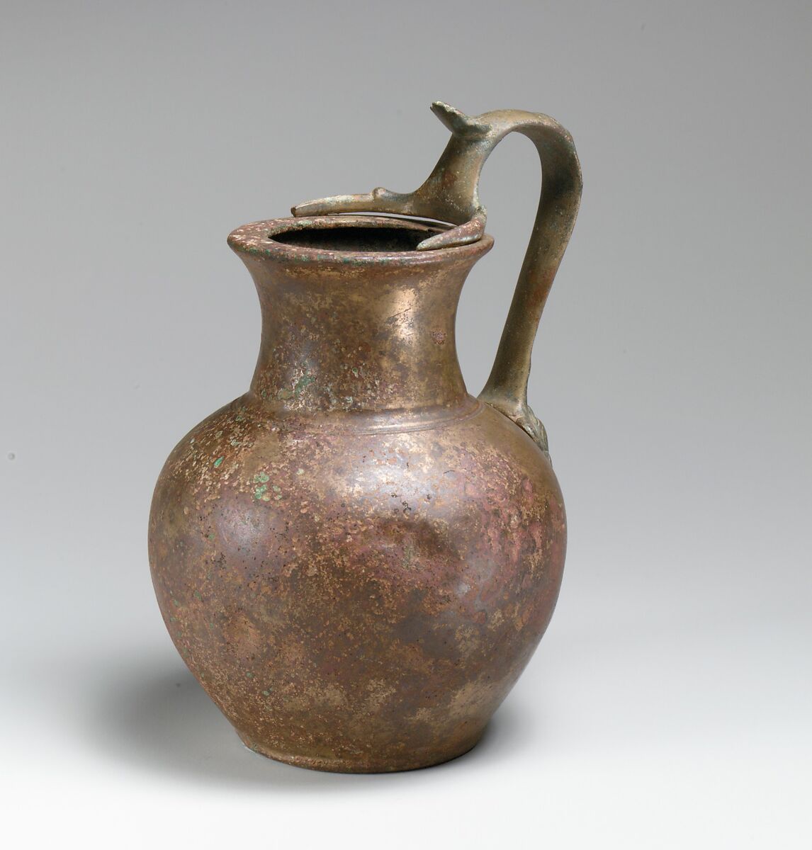 Bronze jug, Bronze, Roman 