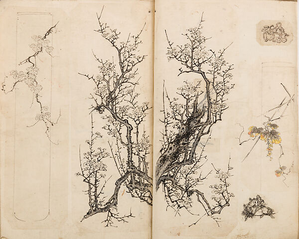 金工絵 Copy book of Toshiyoshi (also called Kōsō, Seijō, or Toshinaga), 紫原壽良画 Murasakibara Toshiyoshi (Japanese, born 1829), Ink on bound paper, Japanese