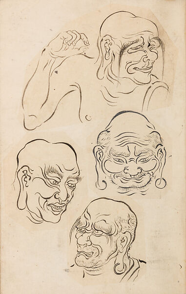 金工絵 Copy book of Toshiyoshi (also called Kōsō, Seijō, or Toshinaga), 紫原壽良画 Murasakibara Toshiyoshi (Japanese, born 1829), Ink on bound paper, Japanese