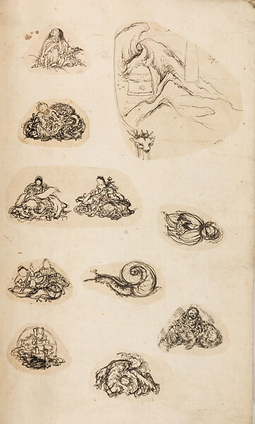 金工絵 Copy book of Toshiyoshi (also called Kōsō, Seijō, or Toshinaga), 紫原壽良画 Murasakibara Toshiyoshi (Japanese, born 1829), Ink on bound paper, Japanese