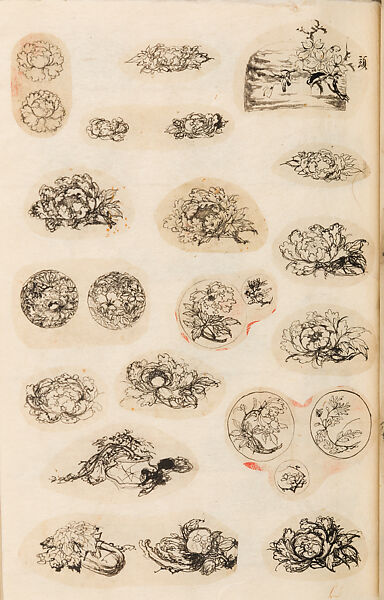 金工絵 Copy book of Toshiyoshi (also called Kōsō, Seijō, or Toshinaga), 紫原壽良画 Murasakibara Toshiyoshi (Japanese, born 1829), Ink on bound paper, Japanese