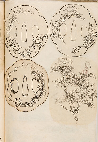 金工絵 Copy book of Toshiyoshi (also called Kōsō, Seijō, or Toshinaga), 紫原壽良画 Murasakibara Toshiyoshi (Japanese, born 1829), Ink on bound paper, Japanese