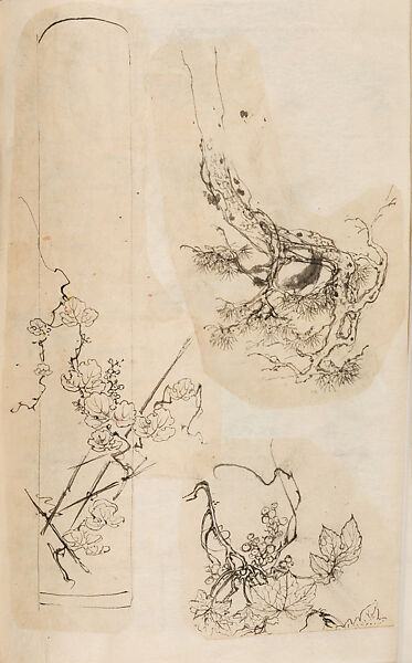 金工絵 Copy book of Toshiyoshi (also called Kōsō, Seijō, or Toshinaga), 紫原壽良画 Murasakibara Toshiyoshi (Japanese, born 1829), Ink on bound paper, Japanese