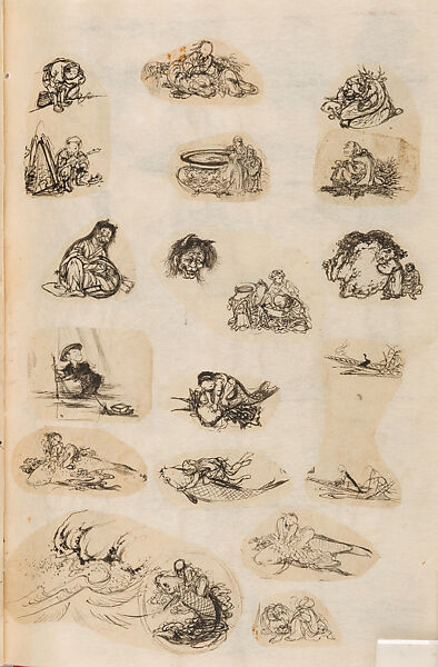 金工絵 Copy book of Toshiyoshi (also called Kōsō, Seijō, or Toshinaga), 紫原壽良画 Murasakibara Toshiyoshi (Japanese, born 1829), Ink on bound paper, Japanese