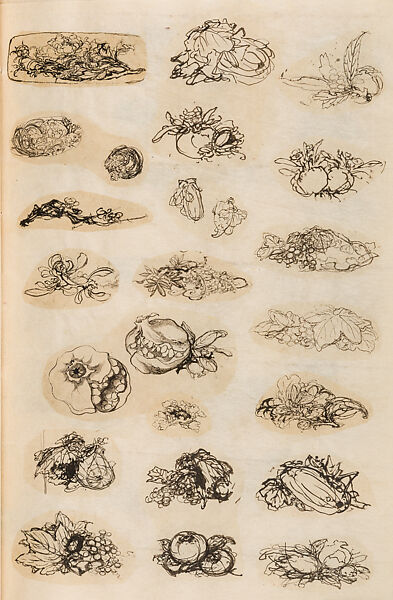 金工絵 Copy book of Toshiyoshi (also called Kōsō, Seijō, or Toshinaga), 紫原壽良画 Murasakibara Toshiyoshi (Japanese, born 1829), Ink on bound paper, Japanese