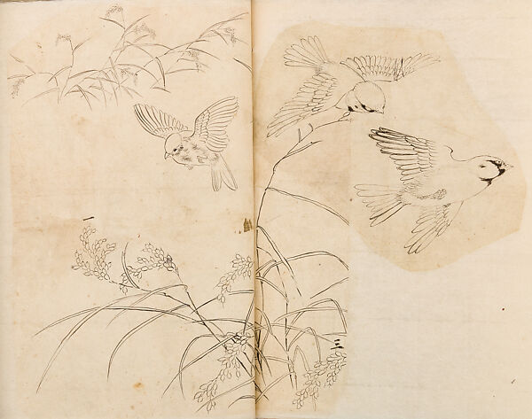 金工絵 Copy book of Toshiyoshi (also called Kōsō, Seijō, or Toshinaga), 紫原壽良画 Murasakibara Toshiyoshi (Japanese, born 1829), Ink on bound paper, Japanese