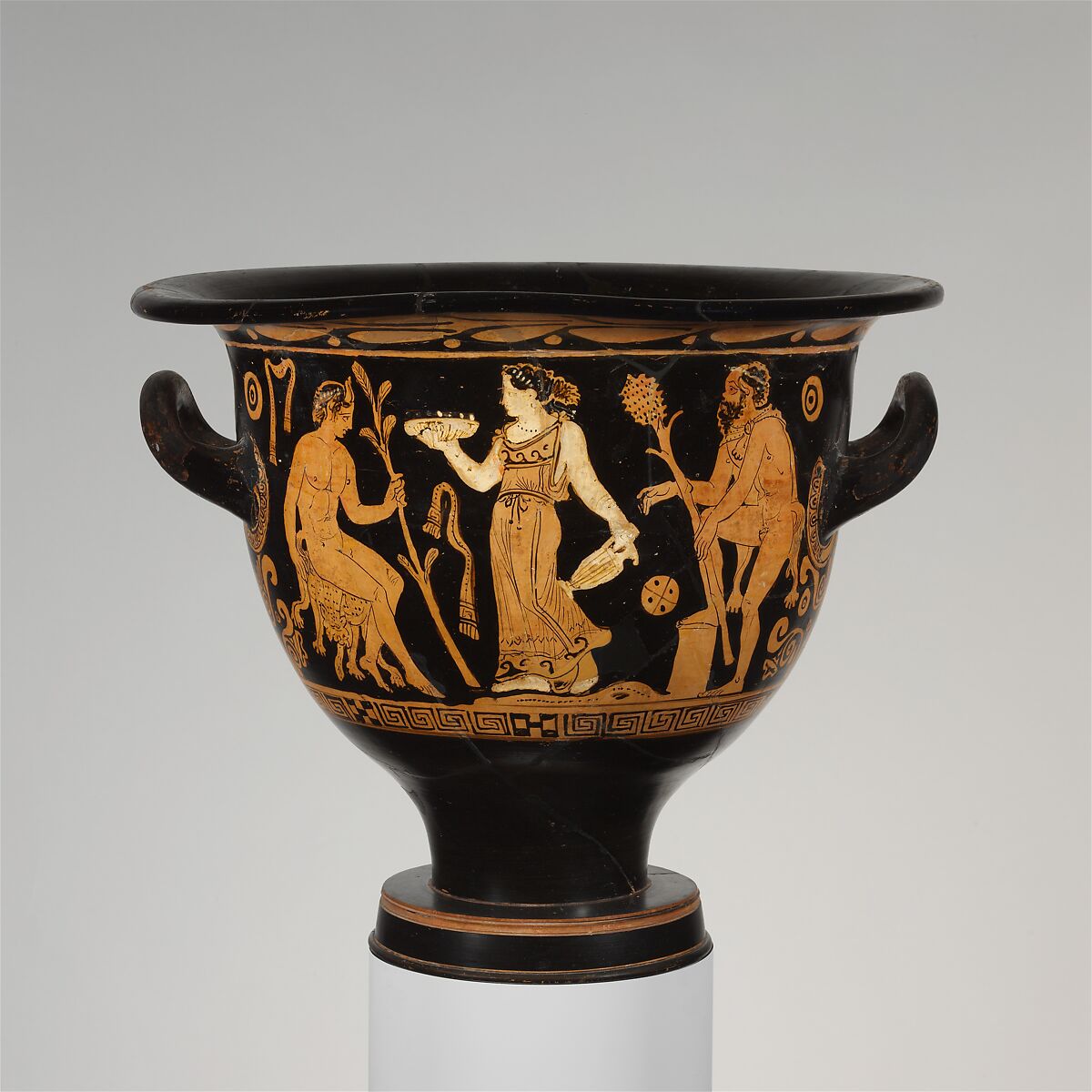 Terracotta bell-krater (mixing bowl), Terracotta, Etruscan, Faliscan 